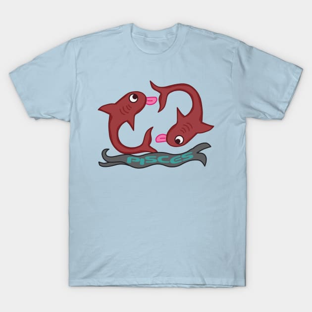 Pisces T-Shirt by BjernRaz